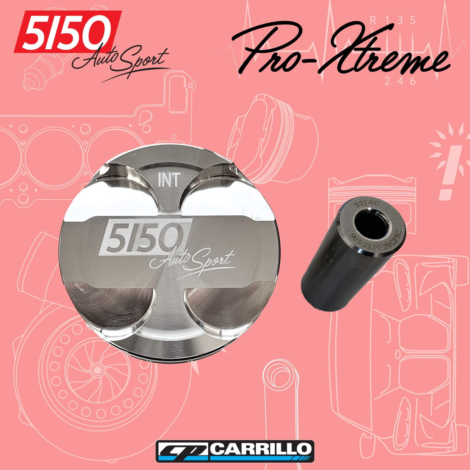 CP Carillo ProXtreme Forged B58 Pistons Set 5150 Auto Sport