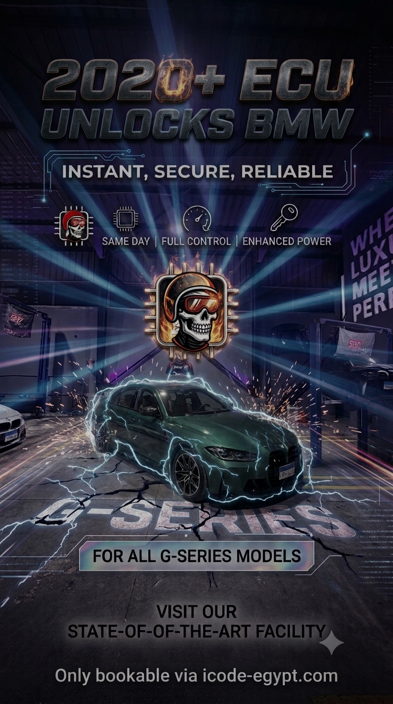 In house same day ECU Unlock G-Series Bmw (By booking only)