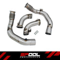 Spool Performance Slip Fit F90 M5 Stainless Steel Downpipe Upgrade [Race Downpipes]